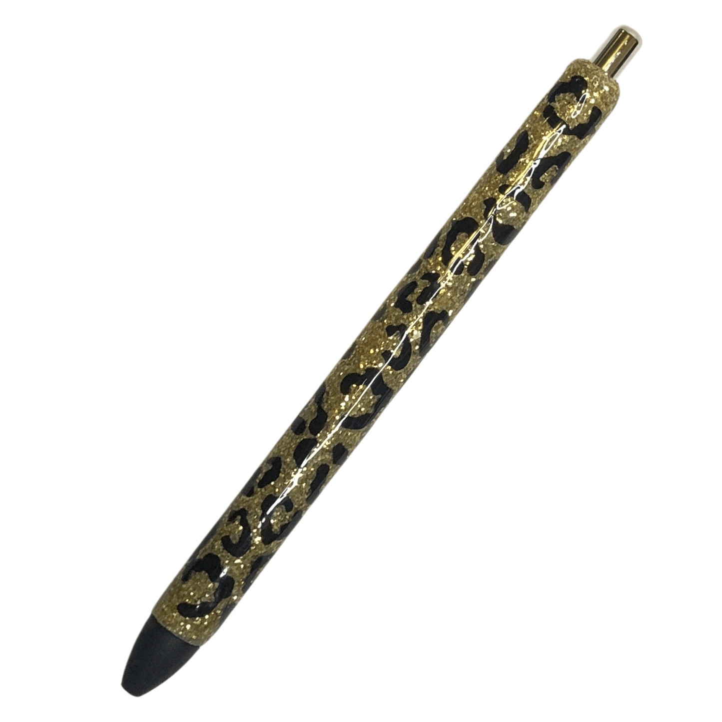 Leopard Glitter Resin Gel Pen